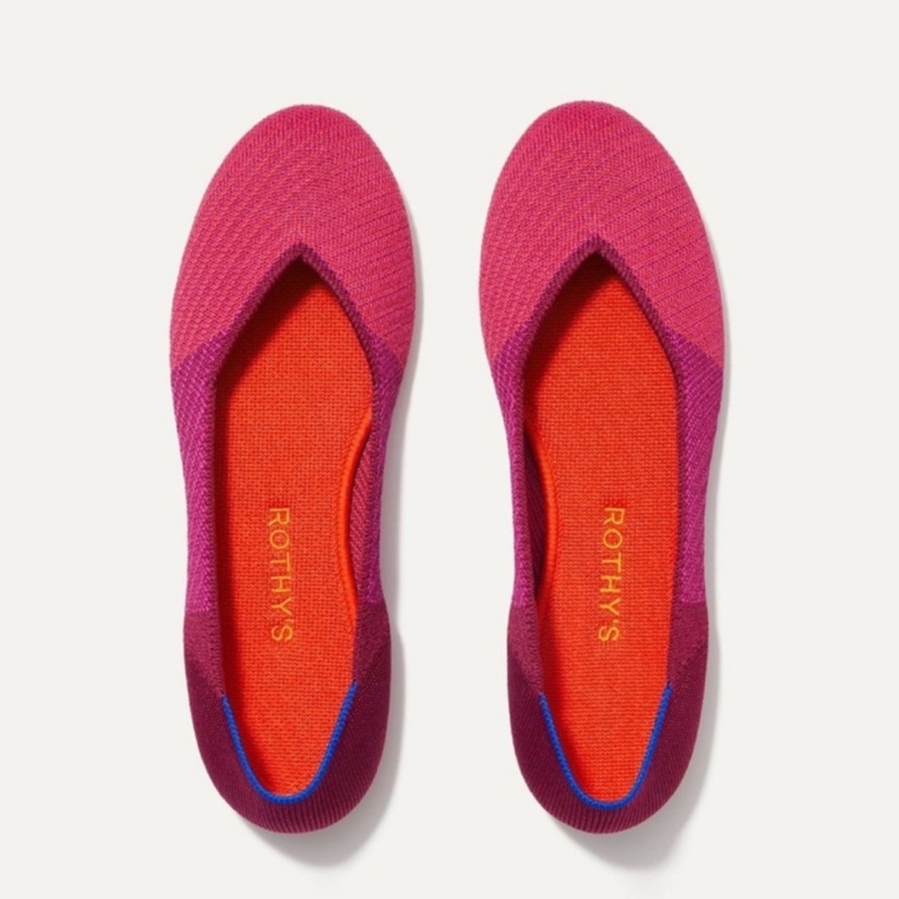 Rothy’s The Flat in Pomegranate Pop (retired)